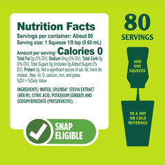 SPLENDA Stevia Liquid Drops kitchen usage for beverages and recipes