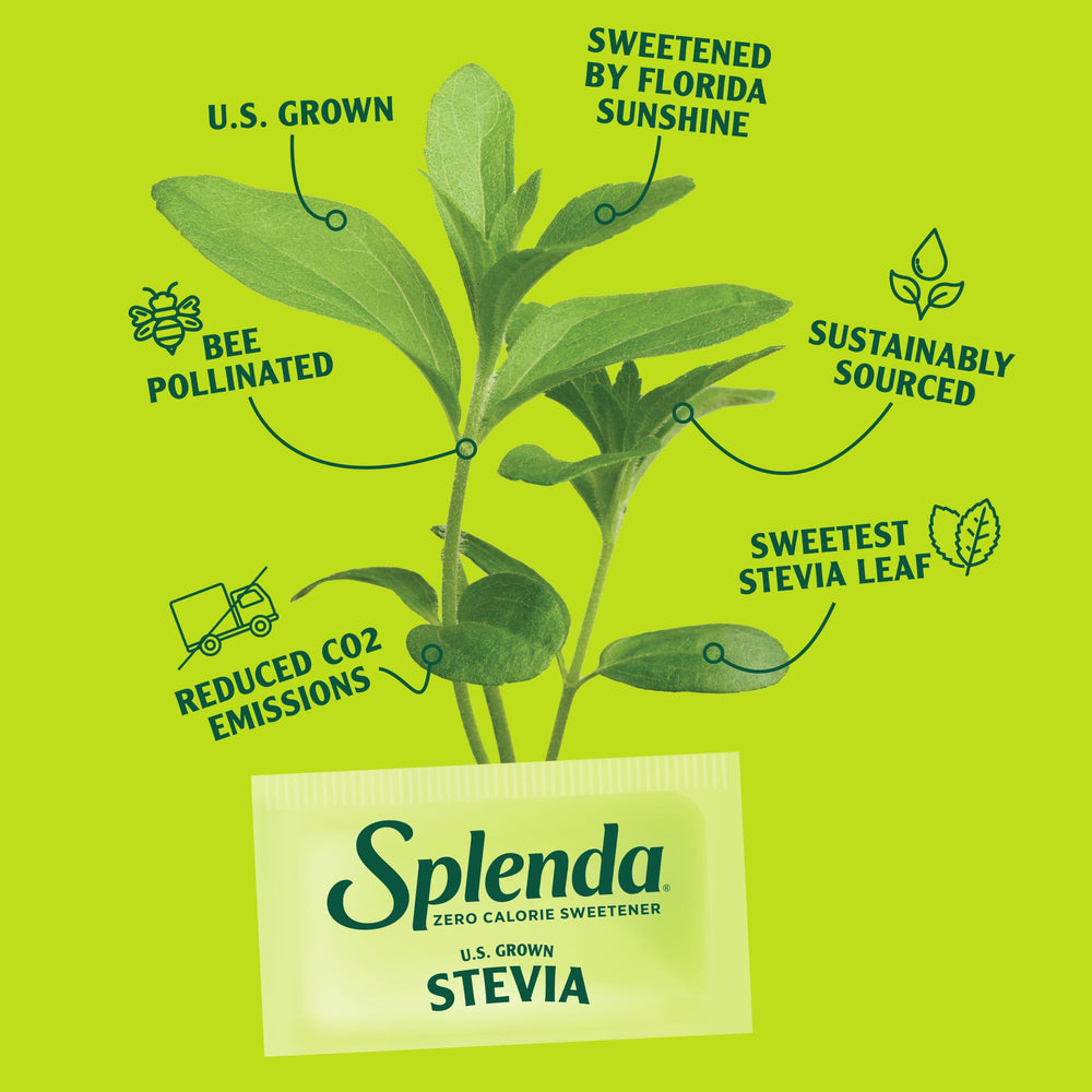 SPLENDA Stevia Liquid Drops original packaging for shopper familiarity