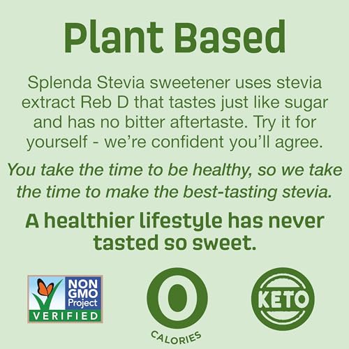 Splenda Stevia non-GMO ingredients with no artificial additives.