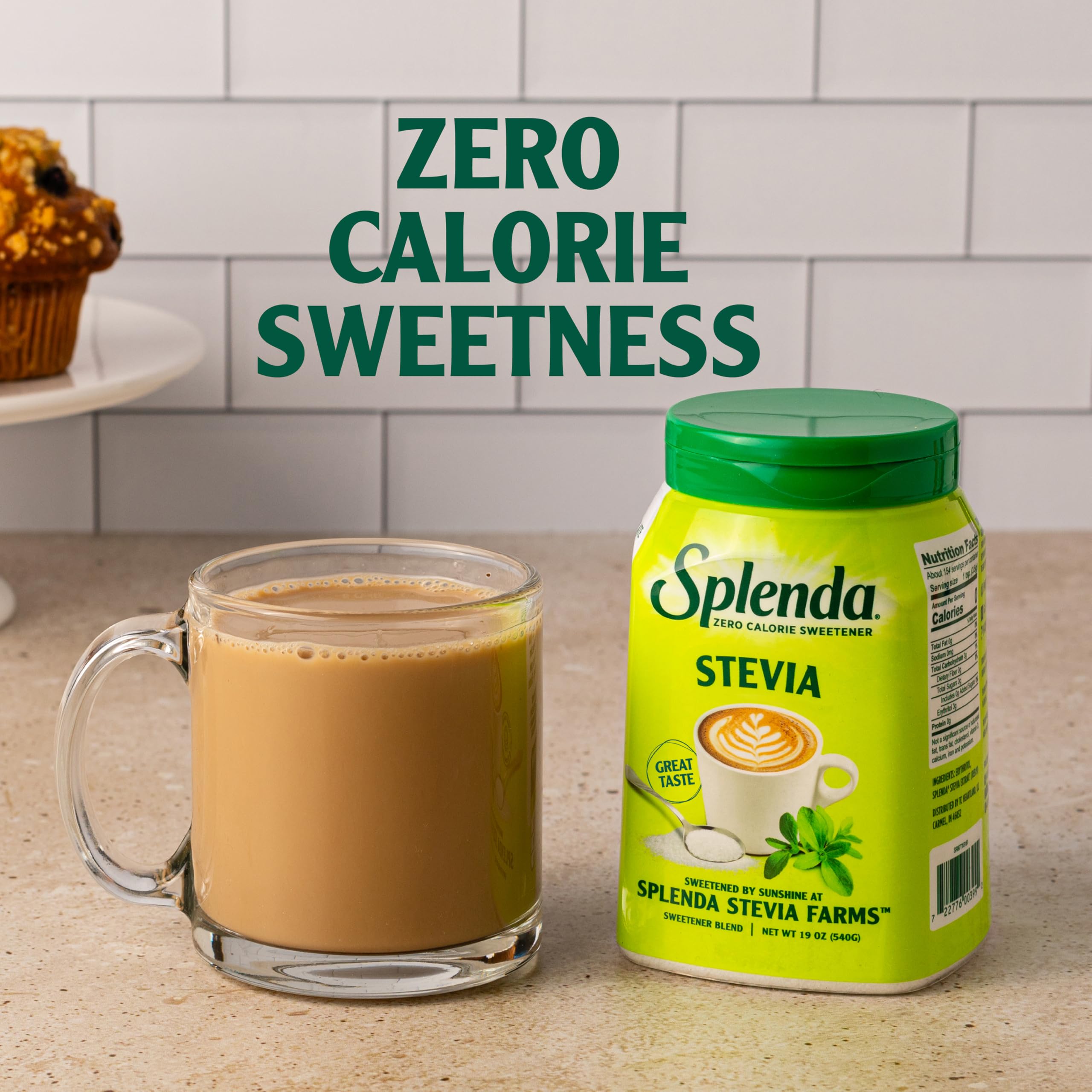 SPLENDA Stevia in baking scene for tasty, low-calorie treats.