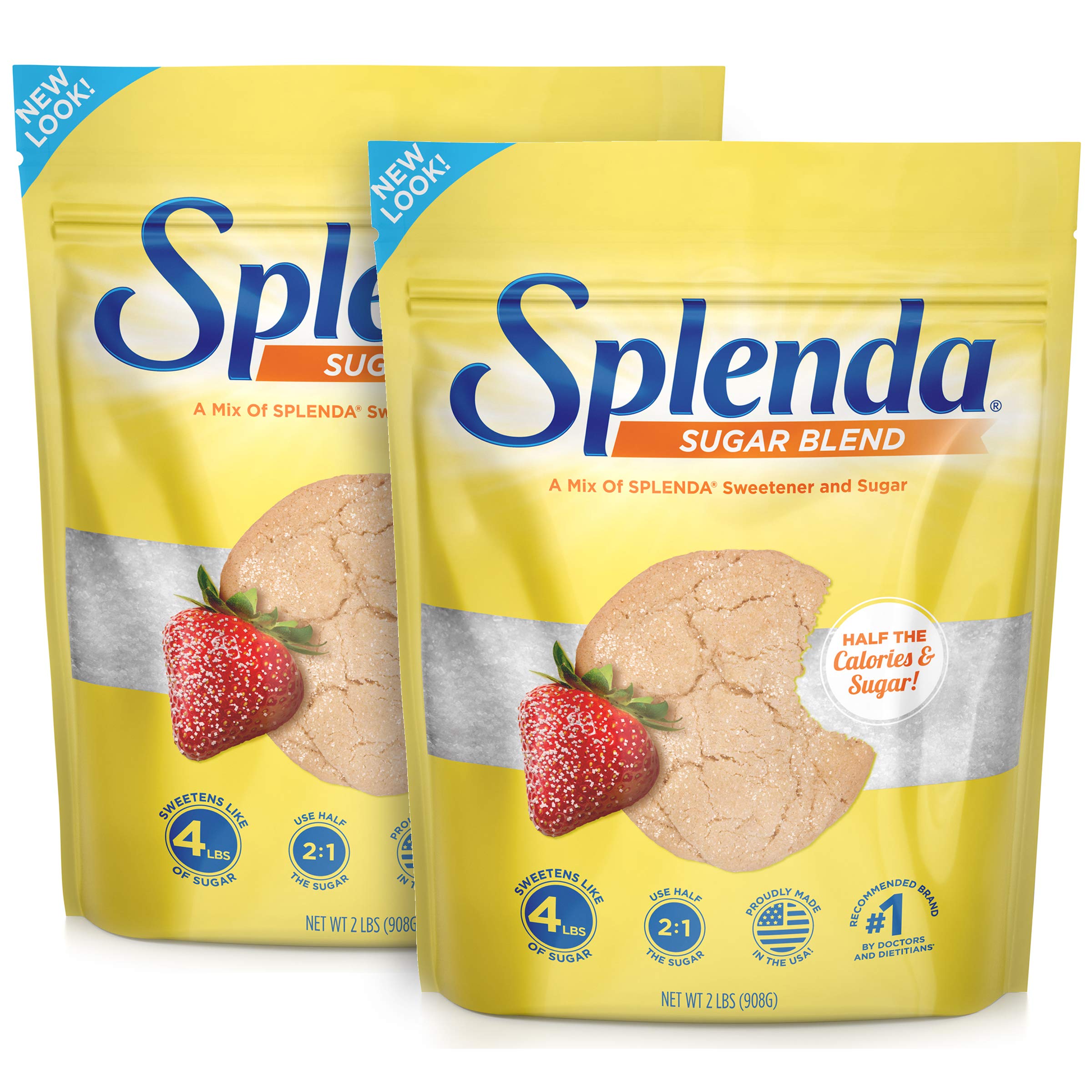 SPLENDA Sugar Blend packaging two-pack for baking