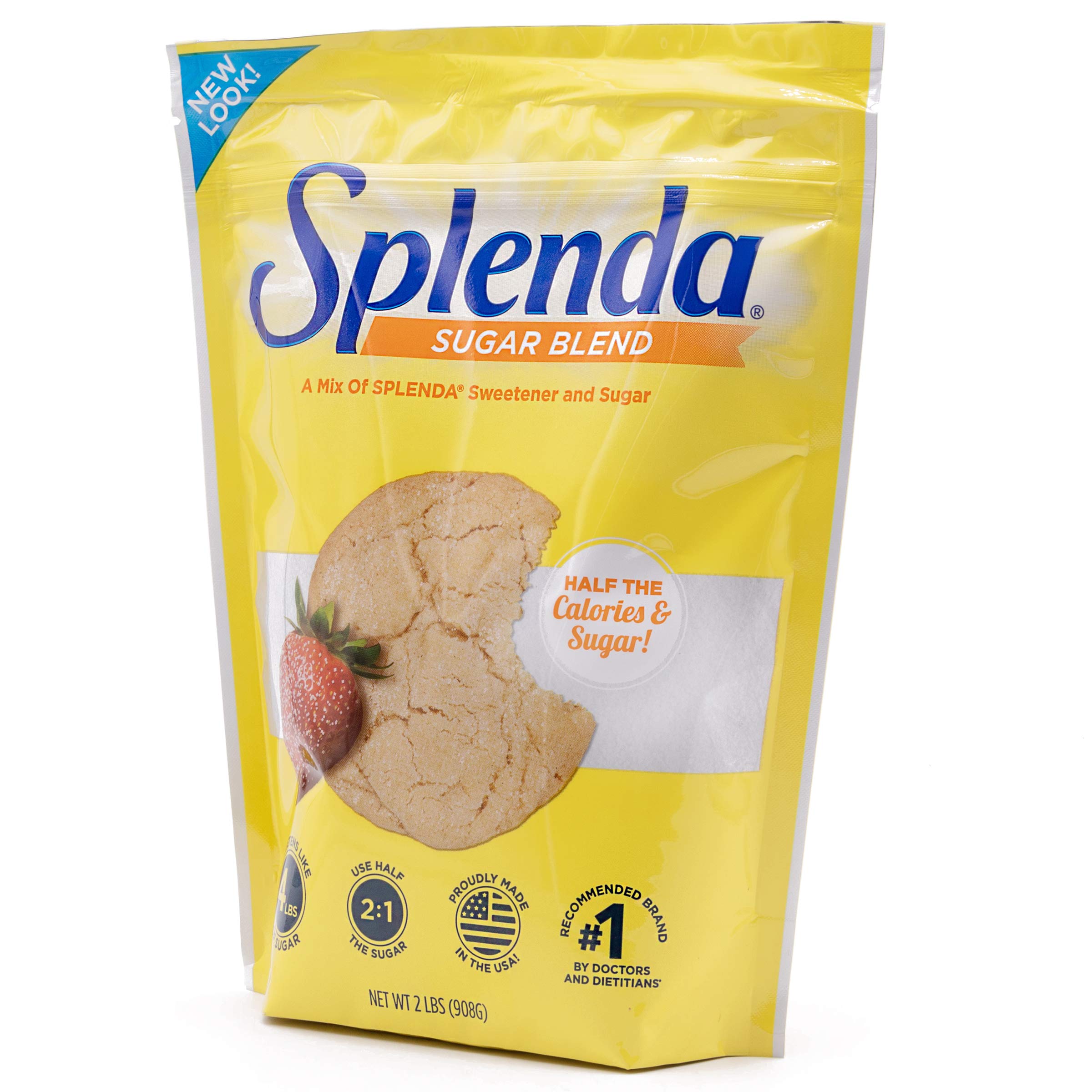 SPLENDA Sugar Blend USA-made resealable bag label