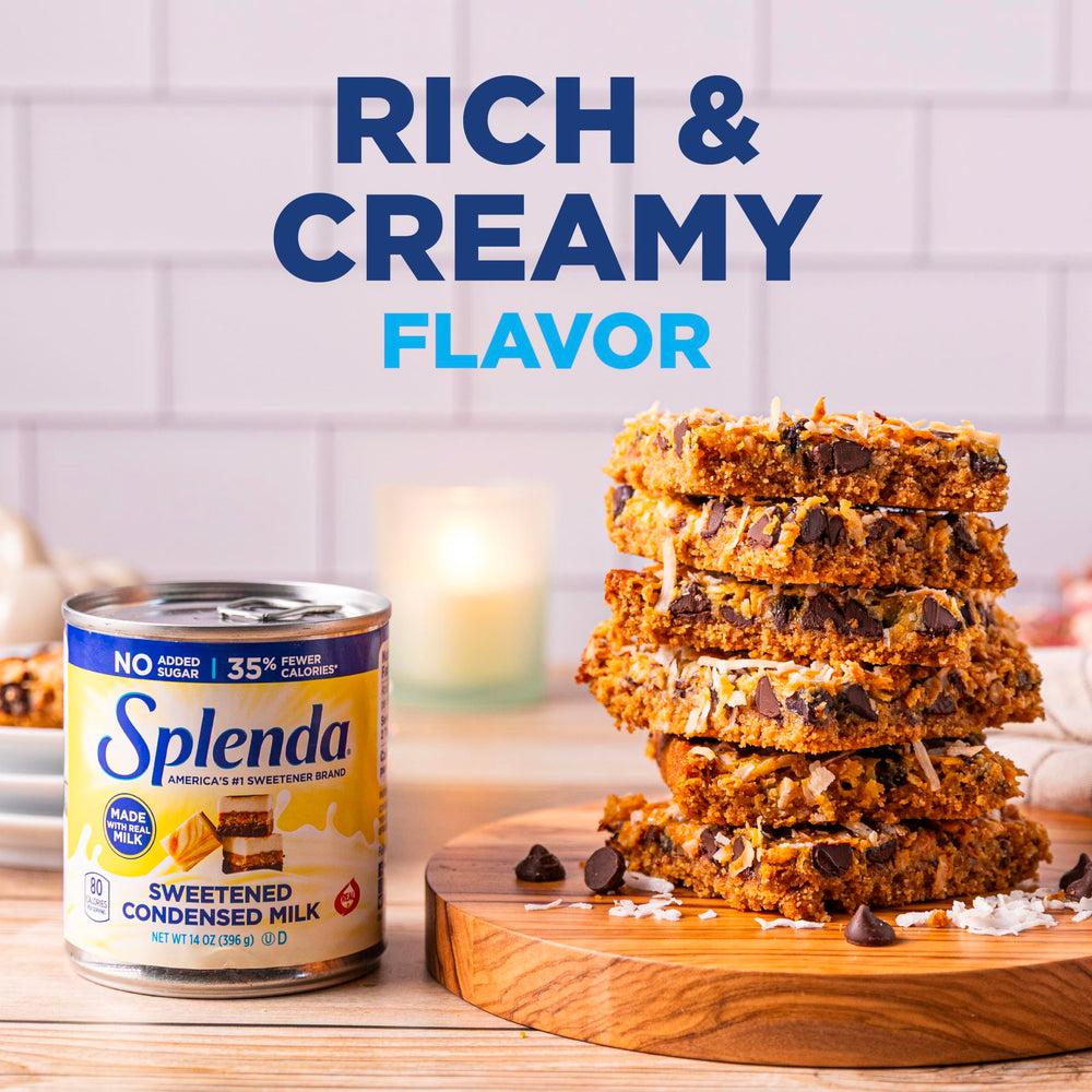 SPLENDA label closeup highlighting zero added sugars