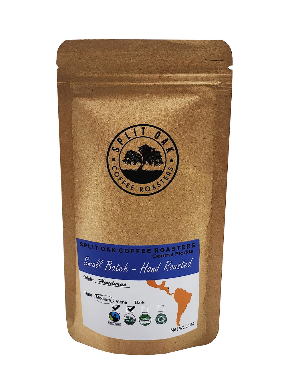Split Oak Sumatra, Timor, Colombia, and Ethiopia lineup highlights bold, diverse profiles.