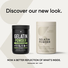 Sports Research Gelatin Collagen packaging bag ready for keto-friendly, gluten-free recipes.