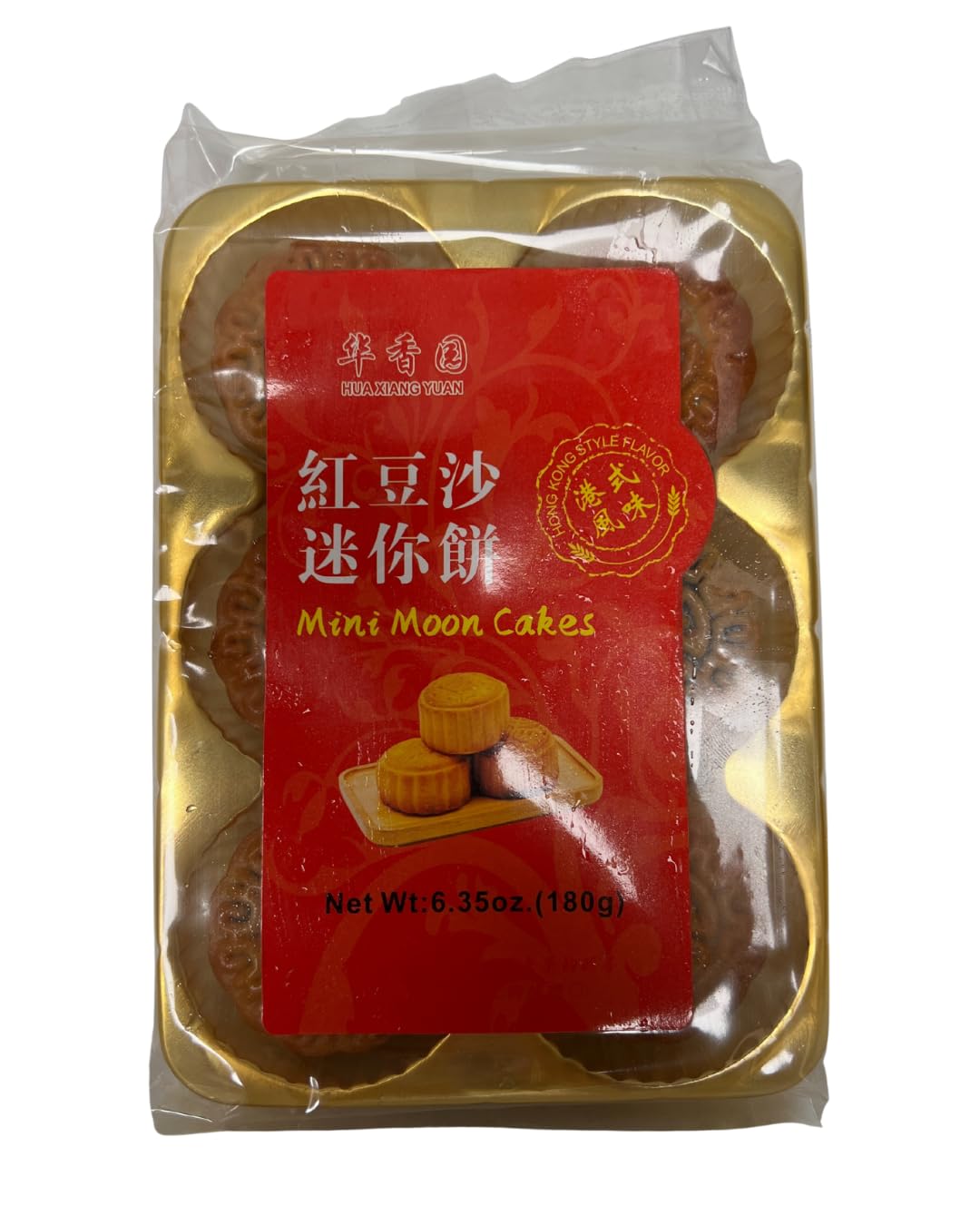 Spot of Joy mini red bean mooncake box, gift-ready presentation.