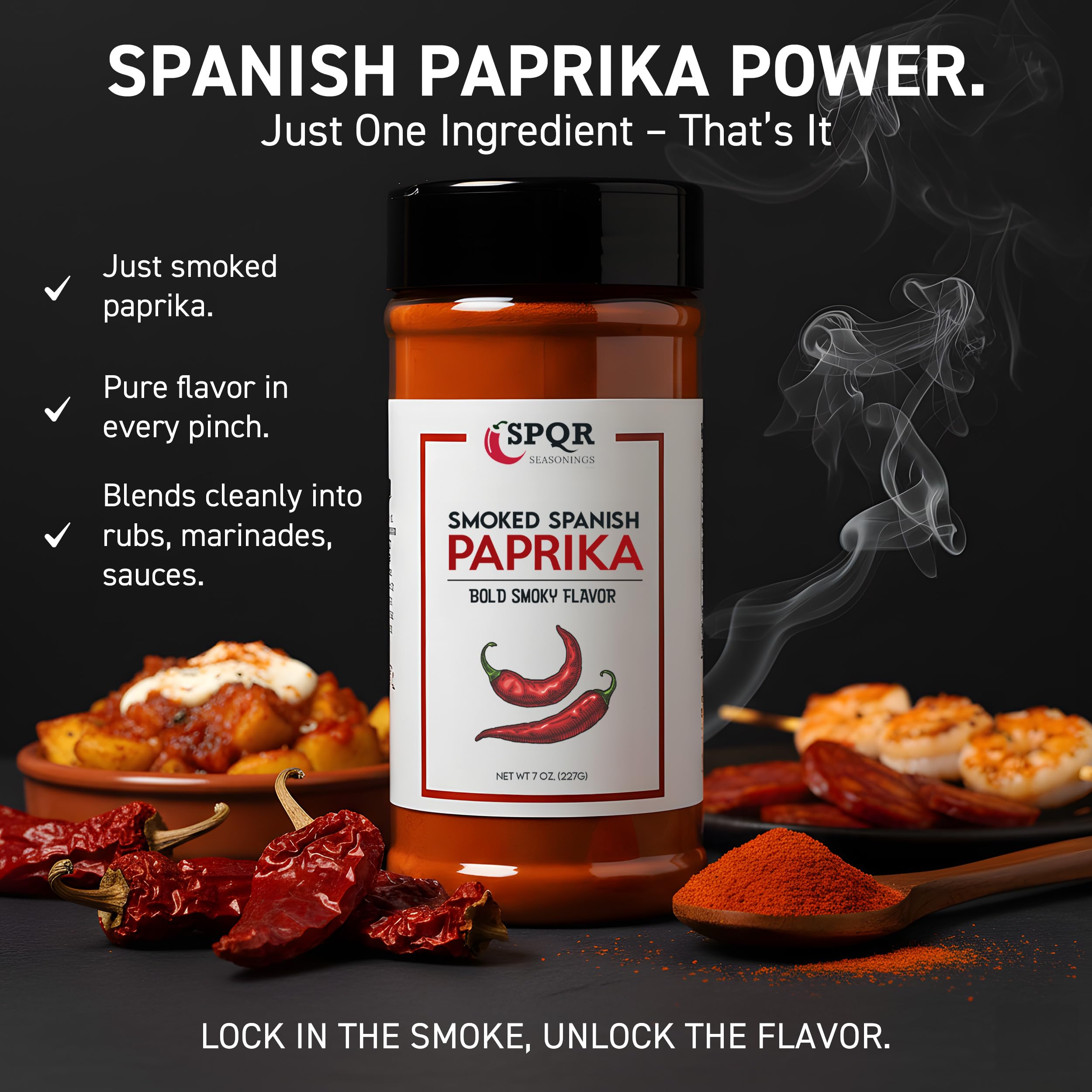 Chorizo slices finished with a smoky SPQR paprika touch
