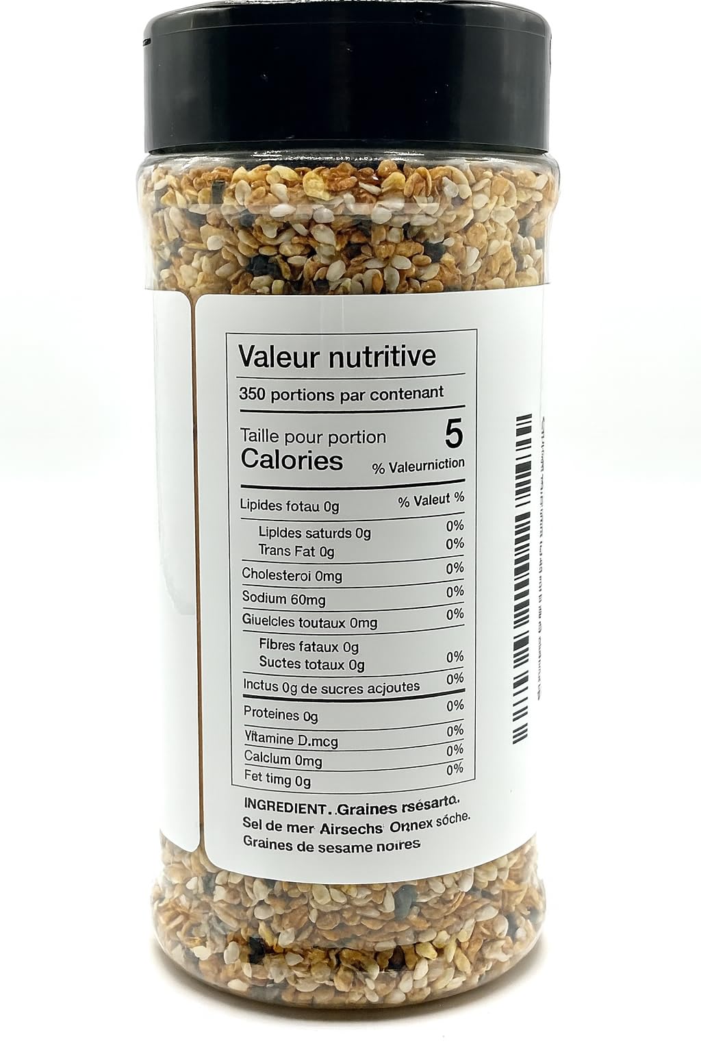 SPQR Everything Bagel Seasoning flip-top cap for controlled pouring