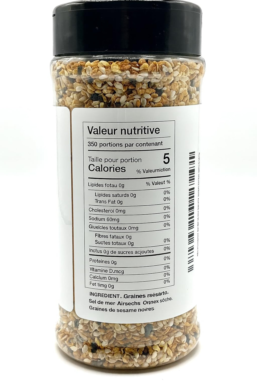 SPQR Everything Bagel Seasoning flip-top cap for controlled pouring