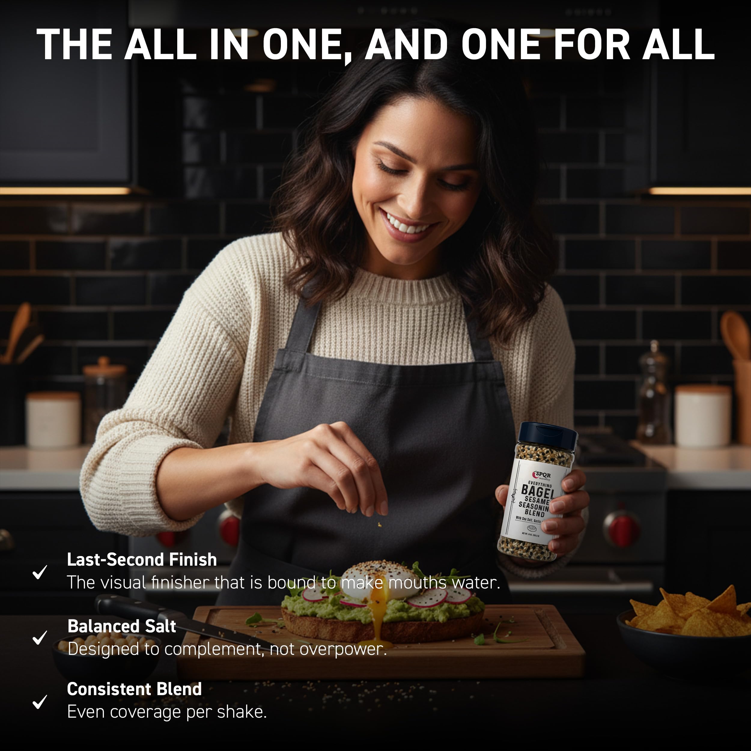 SPQR Everything Bagel Seasoning Italian sea salt note