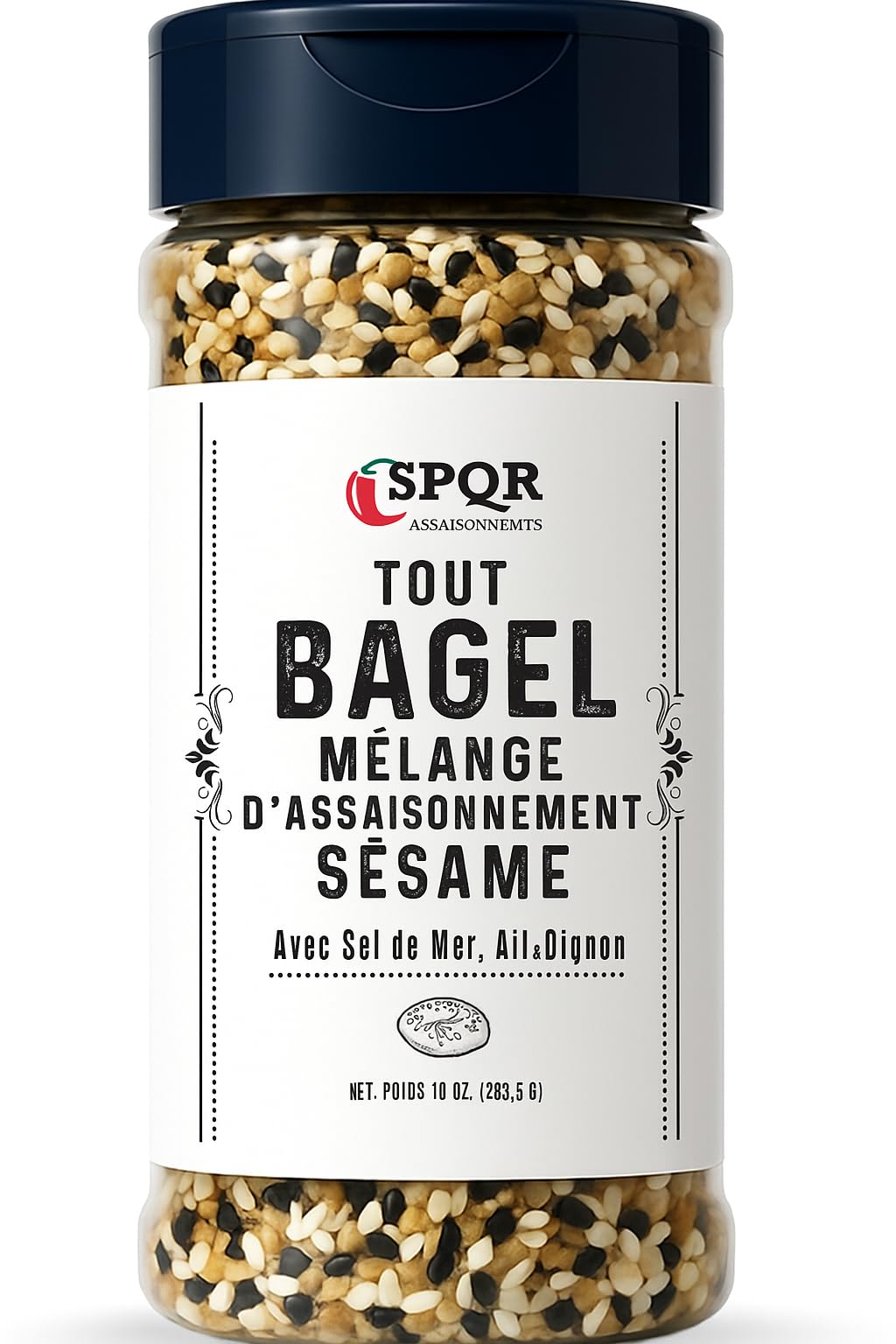 SPQR Everything Bagel Seasoning sesame seeds crunch detail