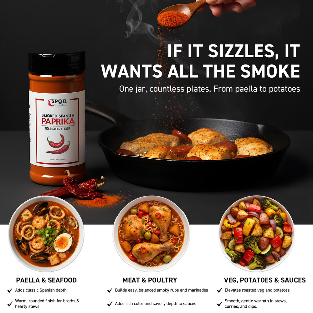 Roasted vegetables with SPQR Smoked Paprika enriching flavor