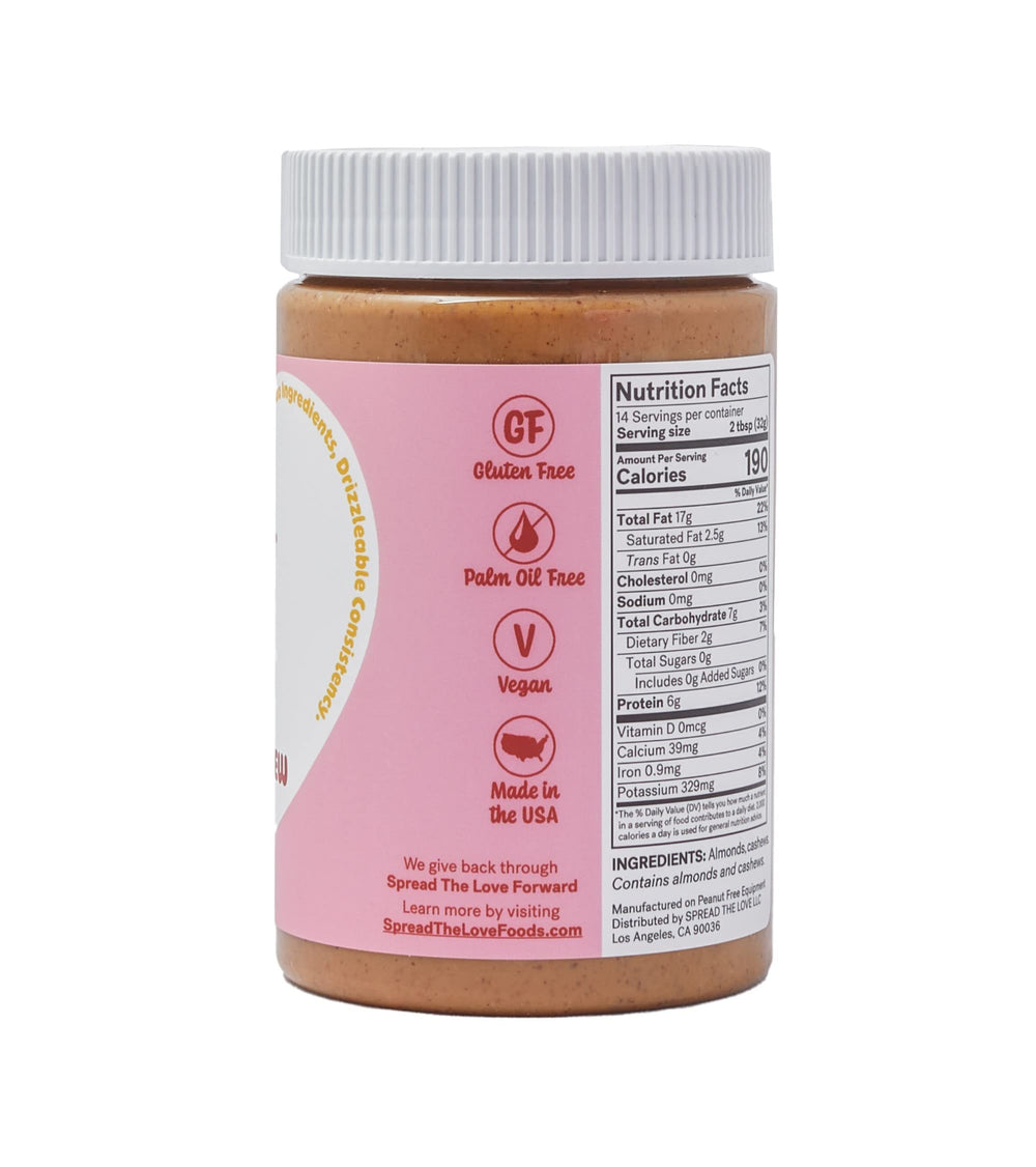 Spread The Love Almond Cashew Power Butter used in baking for rich treats