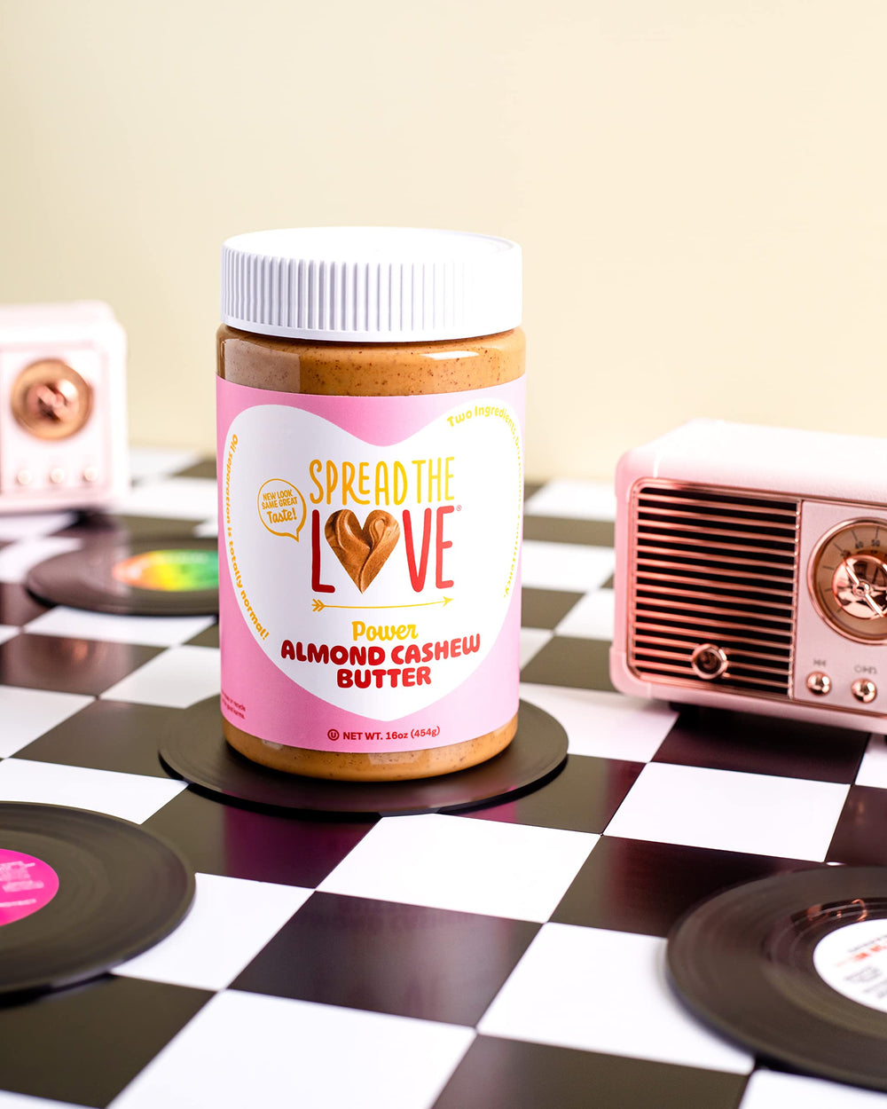 Spread The Love Almond Cashew Power Butter crafted in small USA batches