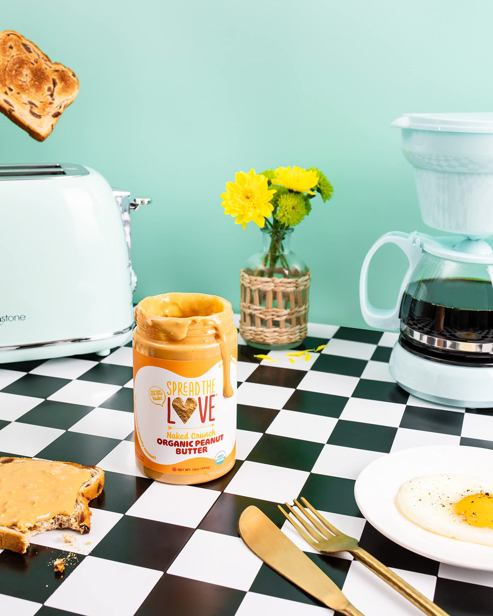 Spread The Love Naked Crunch vegan-certified spread ideal for dairy-free snacks