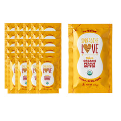 Spread The Love NAKED squeeze pack front view, convenient on-the-go protein snack.