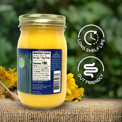 Spring Sunrise Ghee in skillet with vegetables for high-heat sauté