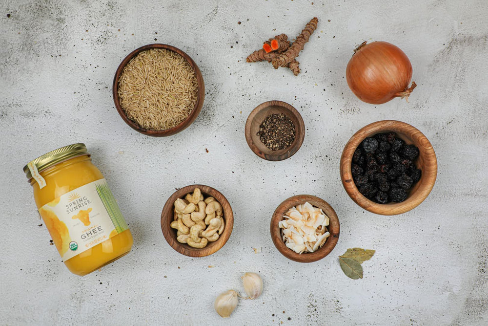 Spring Sunrise Ghee enhances baked goods with nutty aroma.
