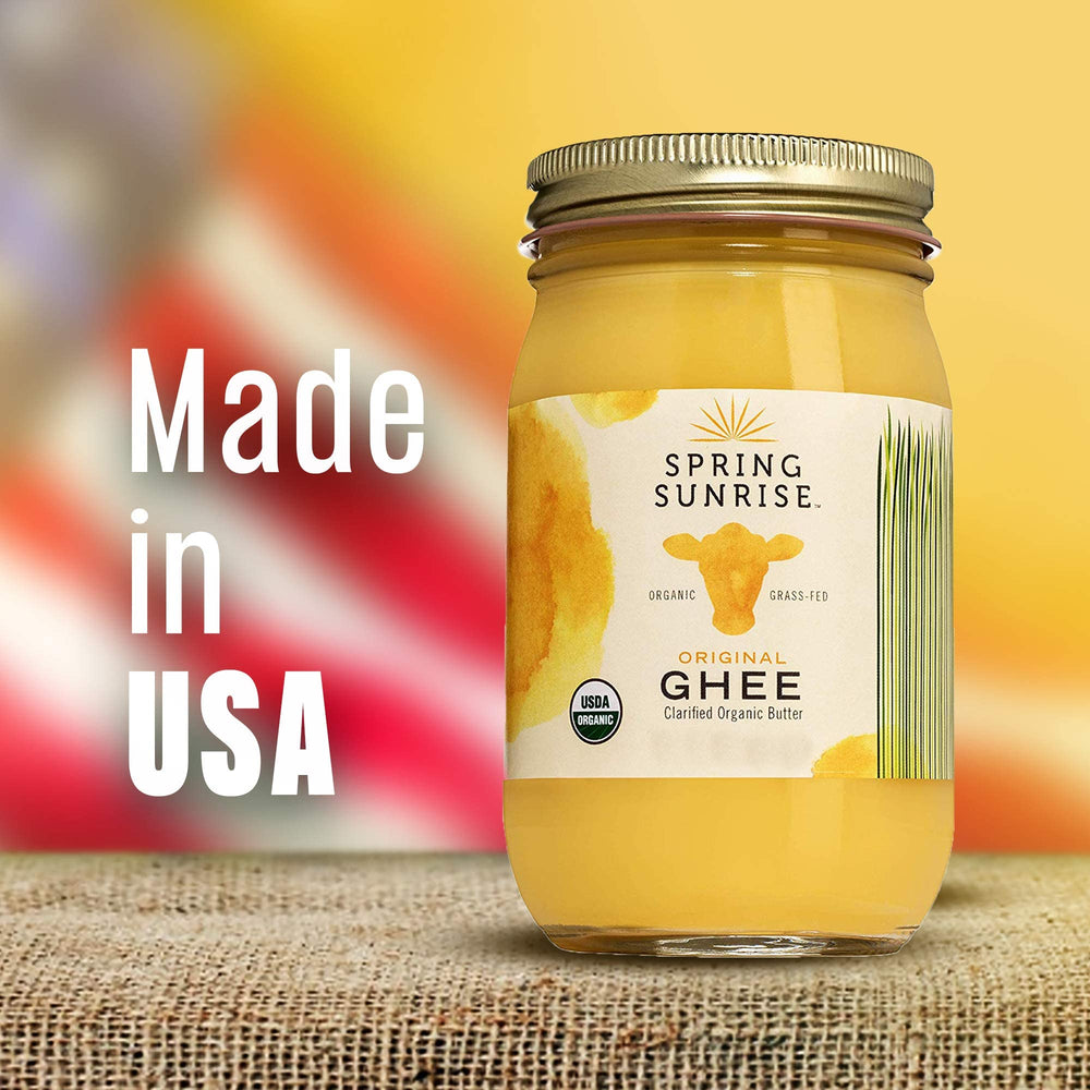 Spring Sunrise Ghee in meal prep for dairy-free cooking.