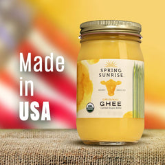 Spring Sunrise Ghee in meal prep for dairy-free cooking.