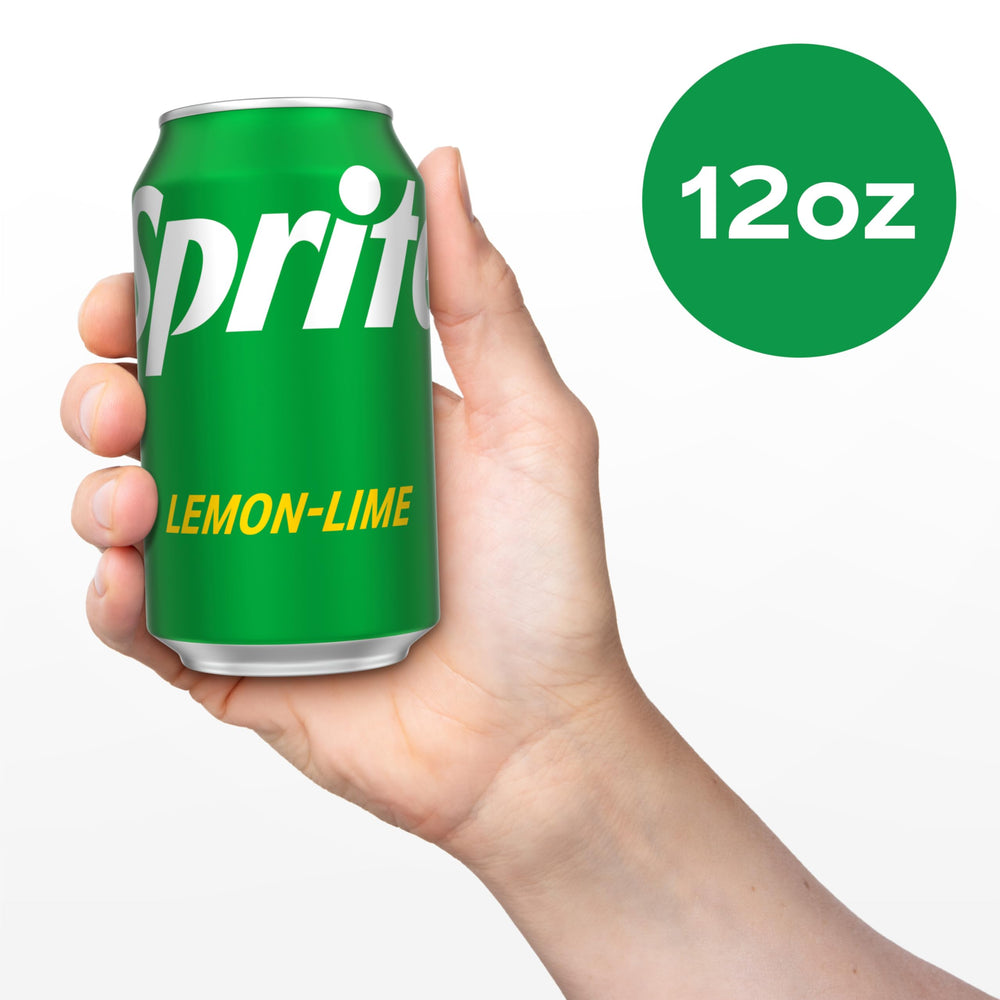 Sprite 100% natural flavors claim on can appeals to clean taste.