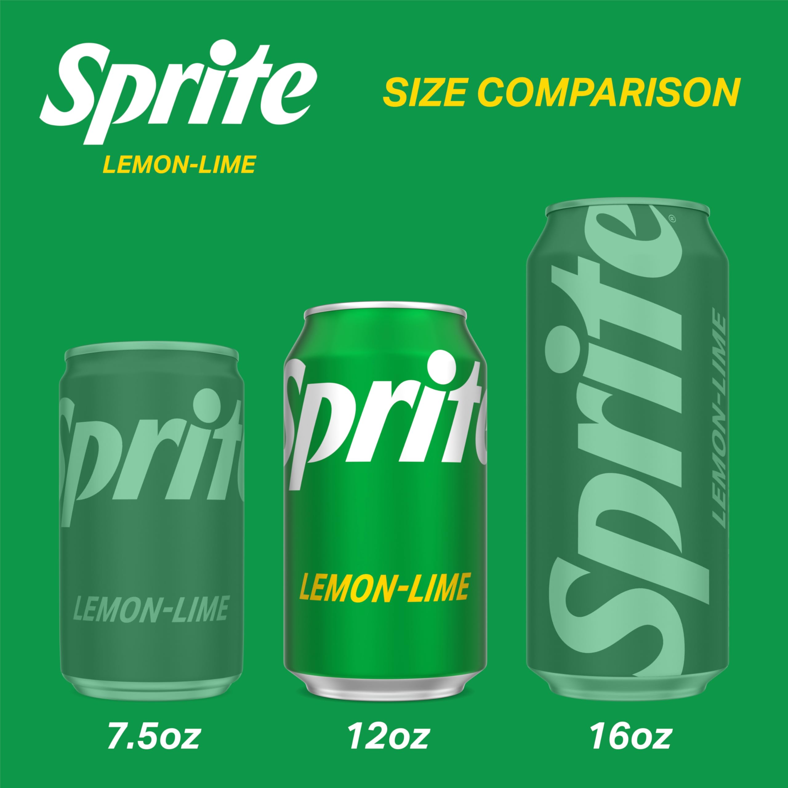 Sprite crisp lemon-lime flavor label emphasizes natural flavors.