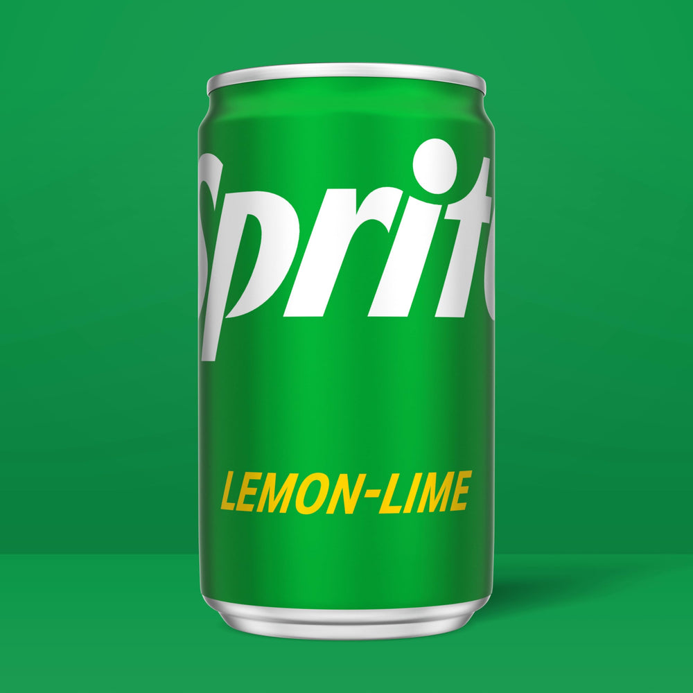 Close-up of Sprite lemon-lime label highlighting natural flavors