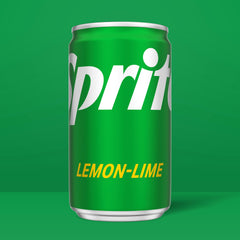 Close-up of Sprite lemon-lime label highlighting natural flavors