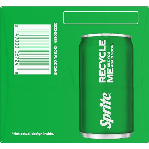 Sprite Lemon-Lime soda label emphasizes natural flavors and refreshing profile.
