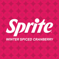 Aromas of citrus, spice, and cranberry in Sprite Winter Spiced Cranberry.