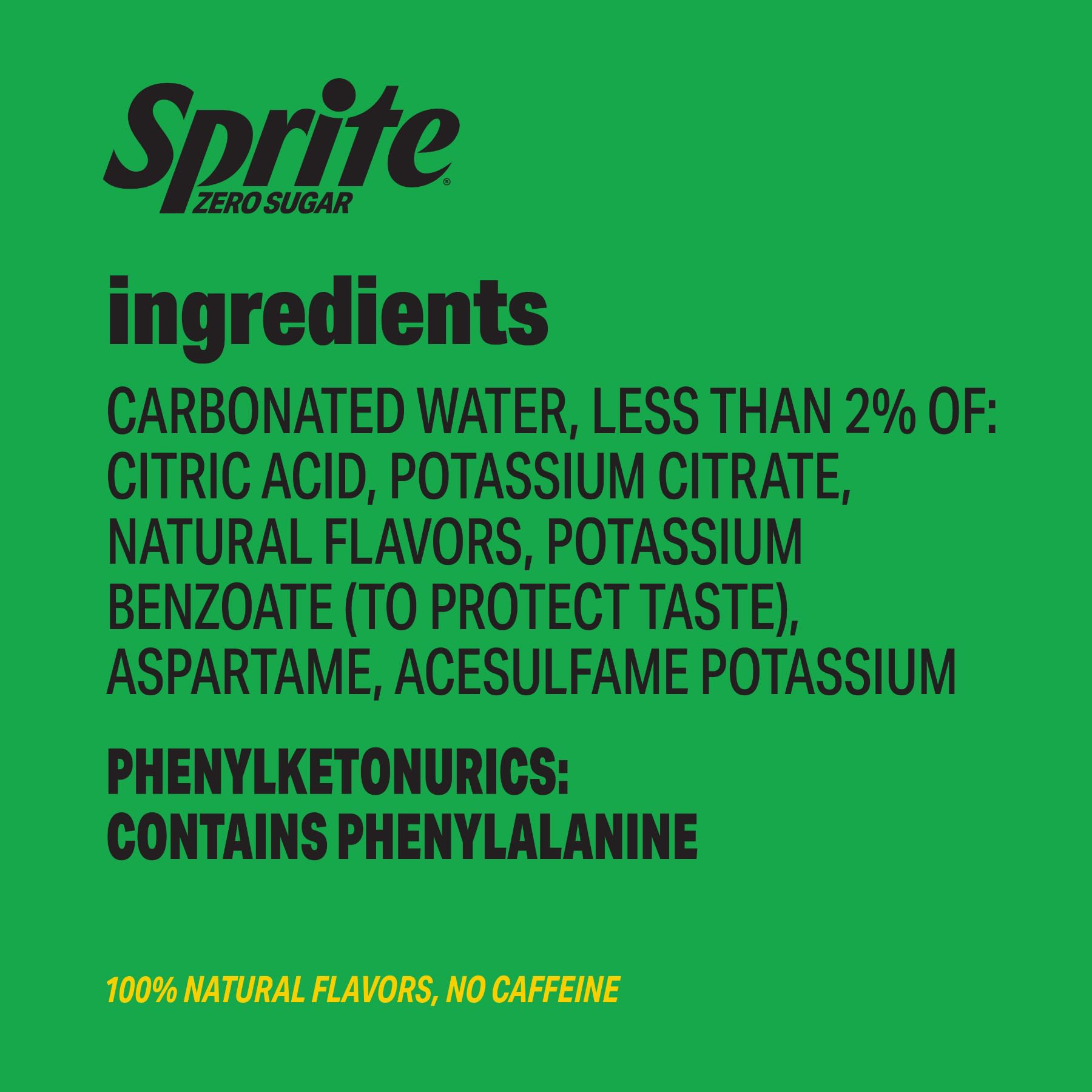 Sprite Zero Sugar Lemon Lime can sealed highlights convenient zero sugar option