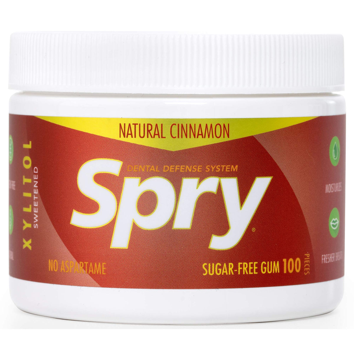 Spry Cinnamon Xylitol Gum pack for on-the-go fresh breath.