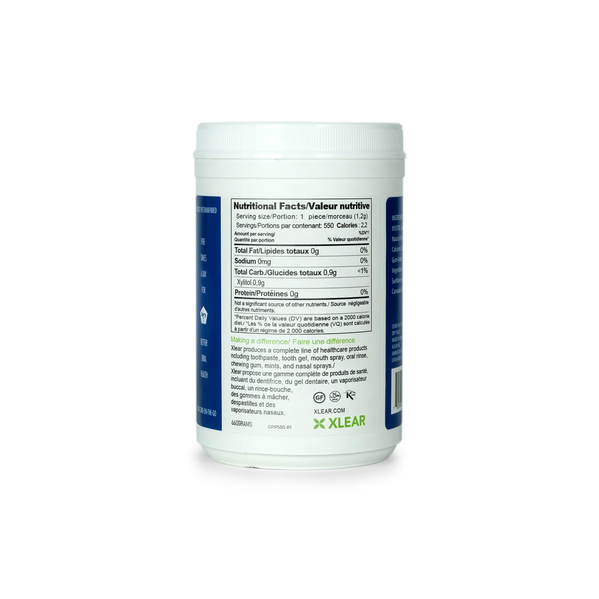 Spry peppermint gum after meals for quick breath refresh on the go