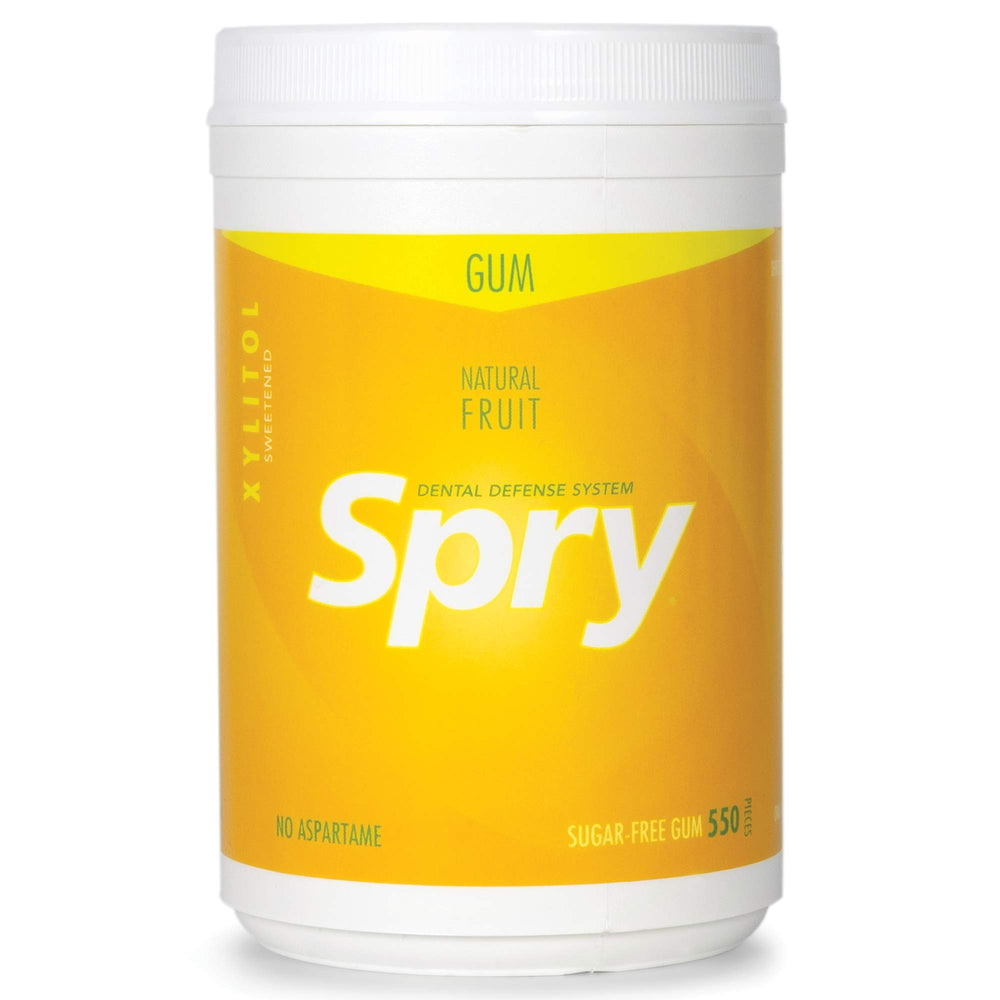 Spry Fresh Fruit gum on-the-go twist for quick breath care