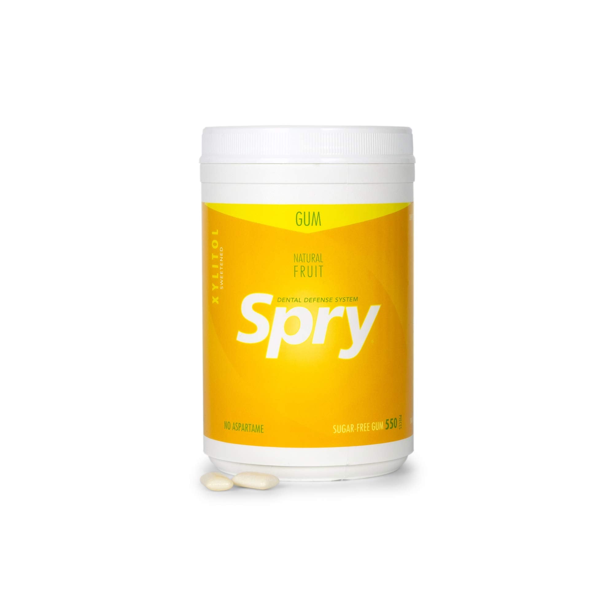 Spry Fresh Fruit gum pack shot for on-the-go freshness