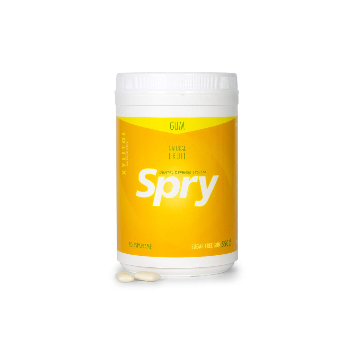 Spry Fresh Fruit gum pack shot for on-the-go freshness