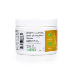 Spry Fresh Fruit Gum pieces show natural xylitol sweetness