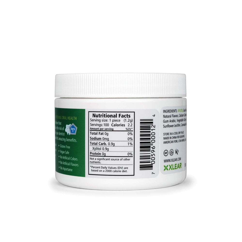 Spry Non-GMO Gluten-Free label on pack emphasizes natural ingredients.