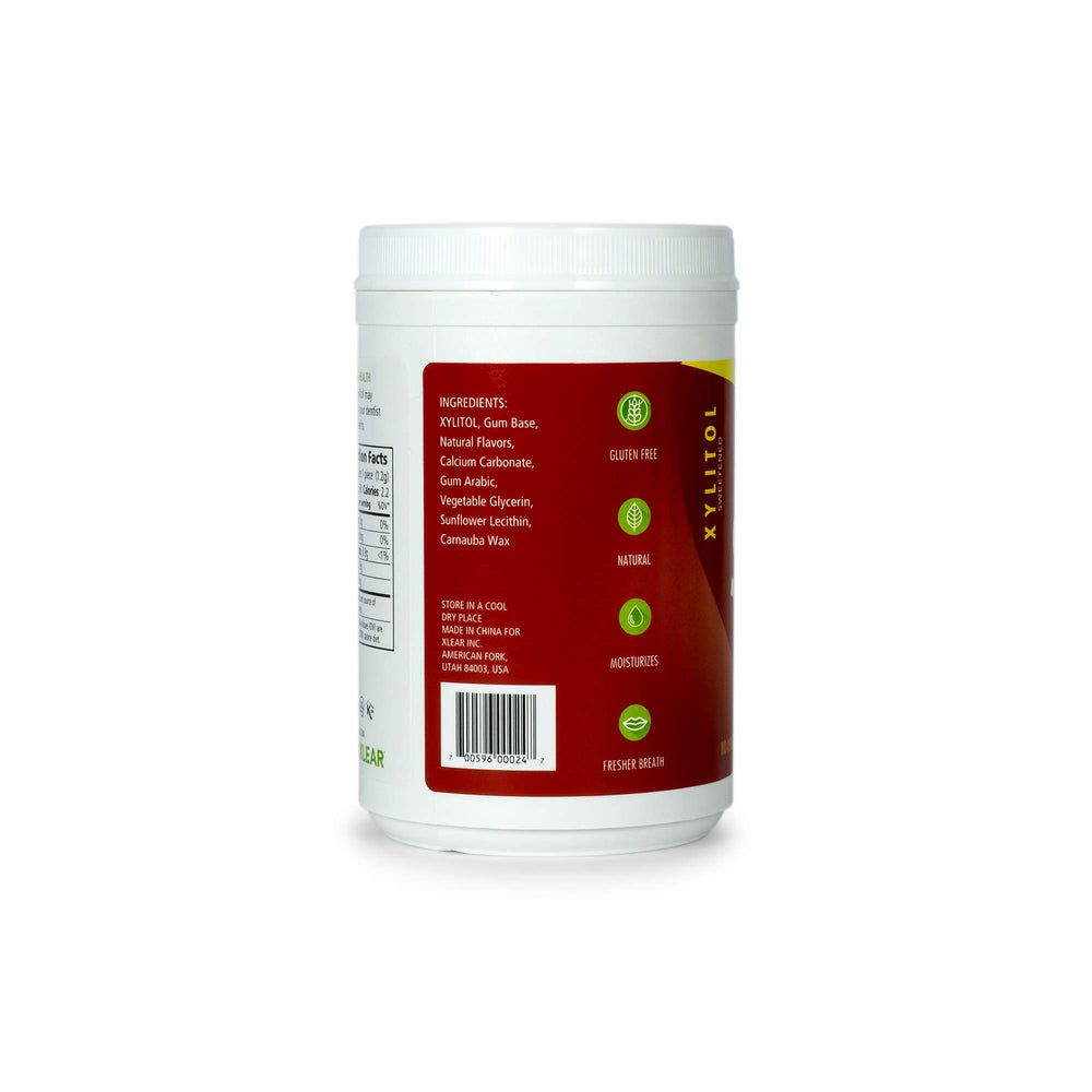 Spry xylitol gum supports oral care by reducing sticky residues on teeth