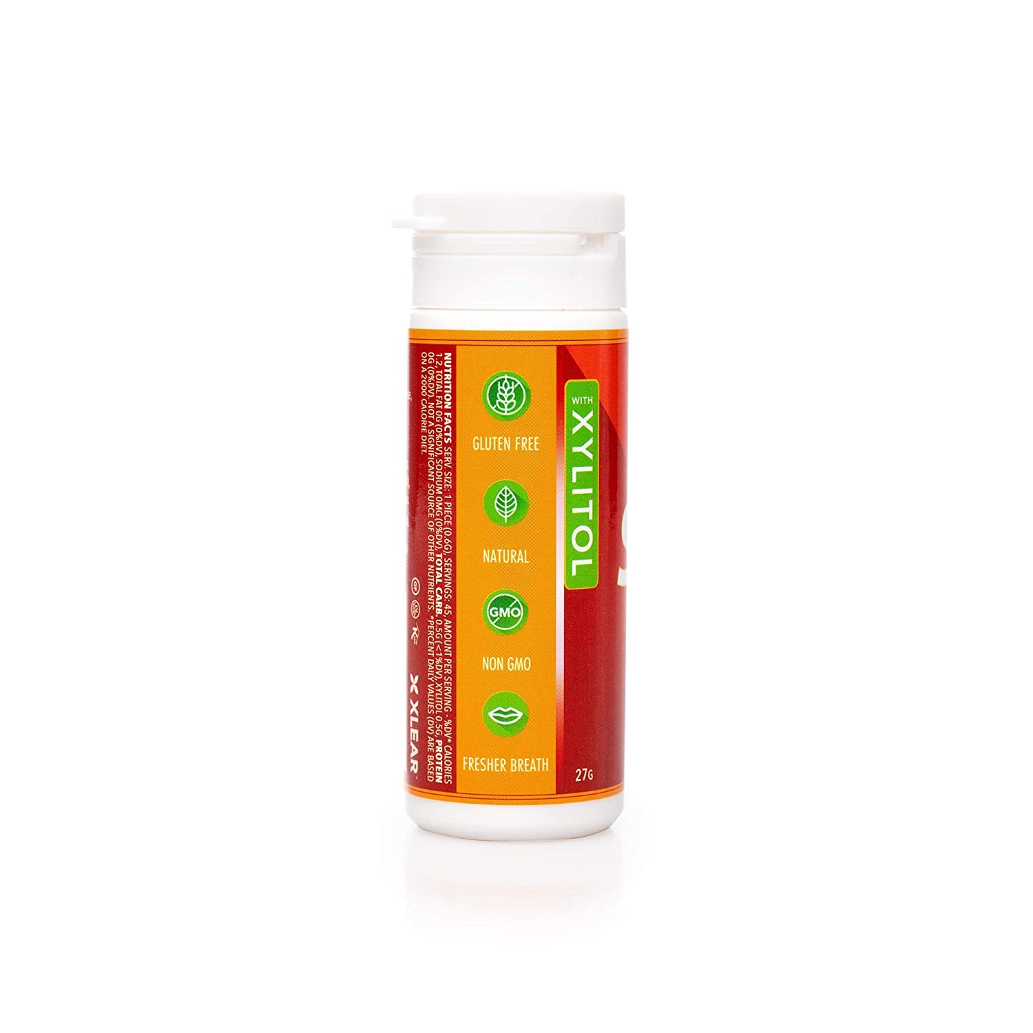 Spry Xylitol Cinnamon Mints provide daily breath freshness.