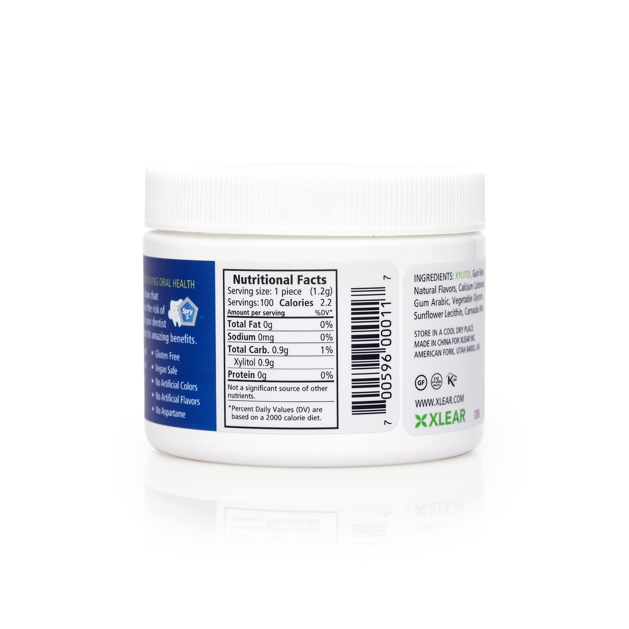 Spry Xylitol Gum showing breath-freshening action after meals.