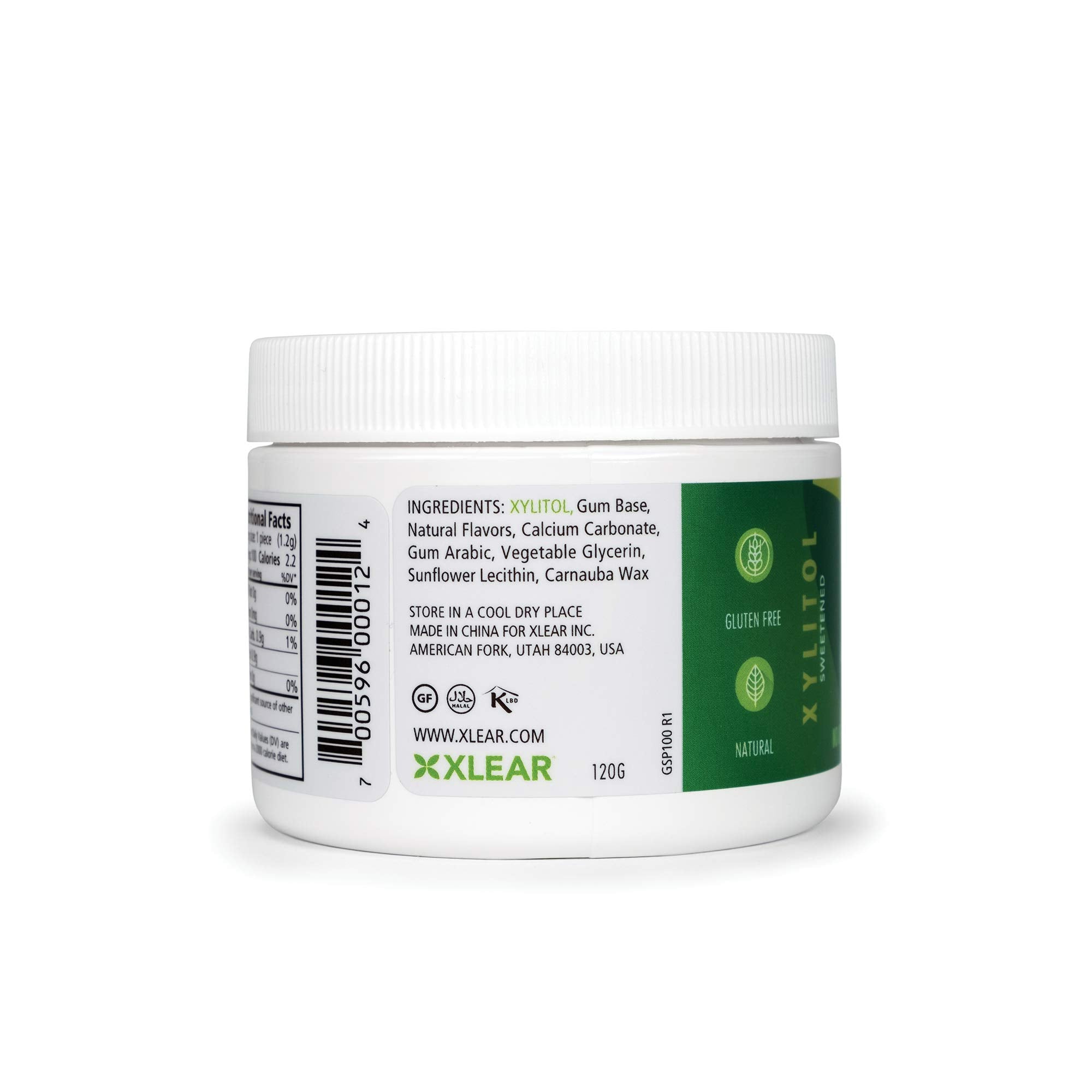 Spry Xylitol Gum sugar-free packaging showcases natural sweetness without added sugar.