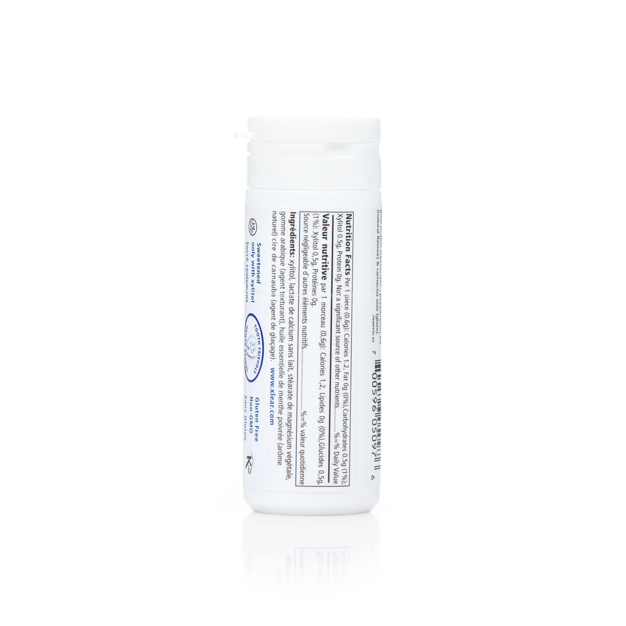 Spry Xylitol Peppermint Candy travel-friendly packaging for easy sharing.
