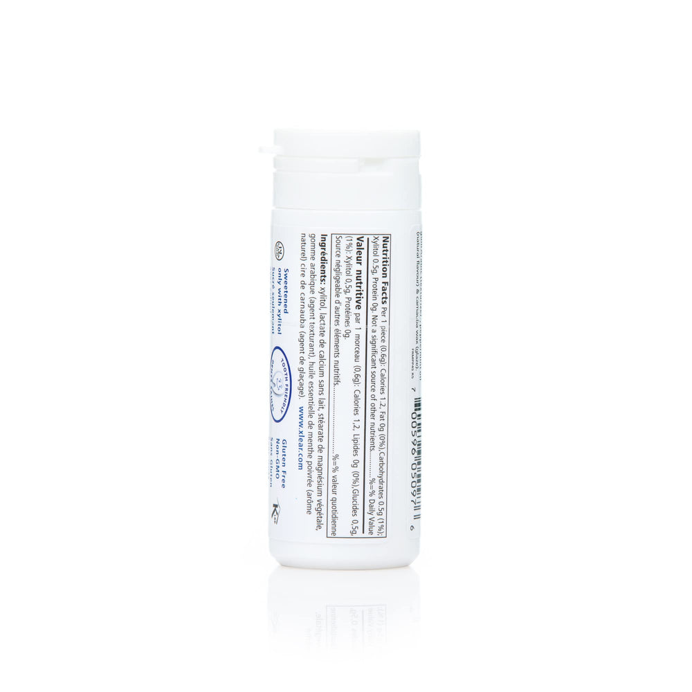 Spry Xylitol Peppermint Candy travel-friendly packaging for easy sharing.