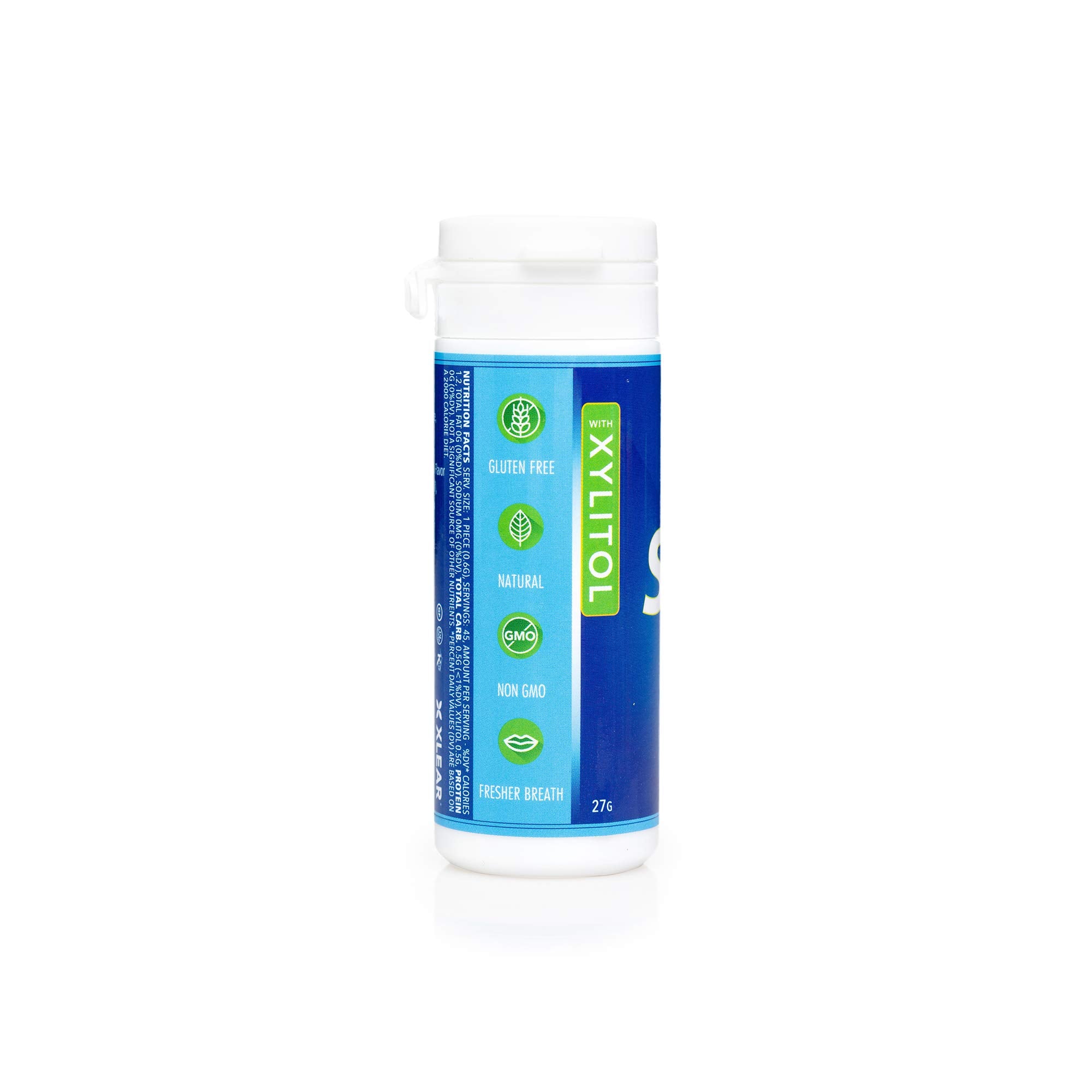 Spry Xylitol Peppermint Candy paired with daily brushing routine.