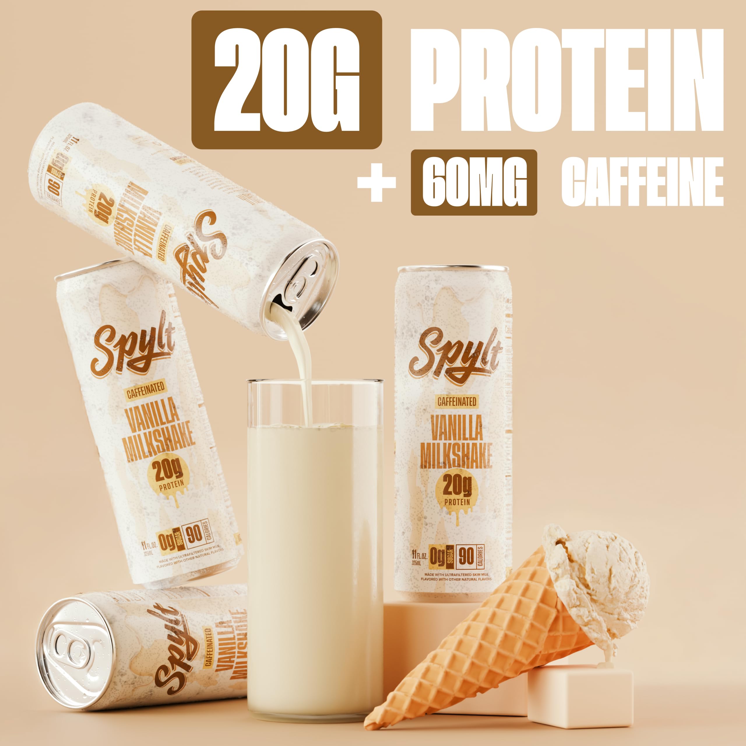 Spylt packaging mockup illustrates shelf-stable, ready-to-drink convenience