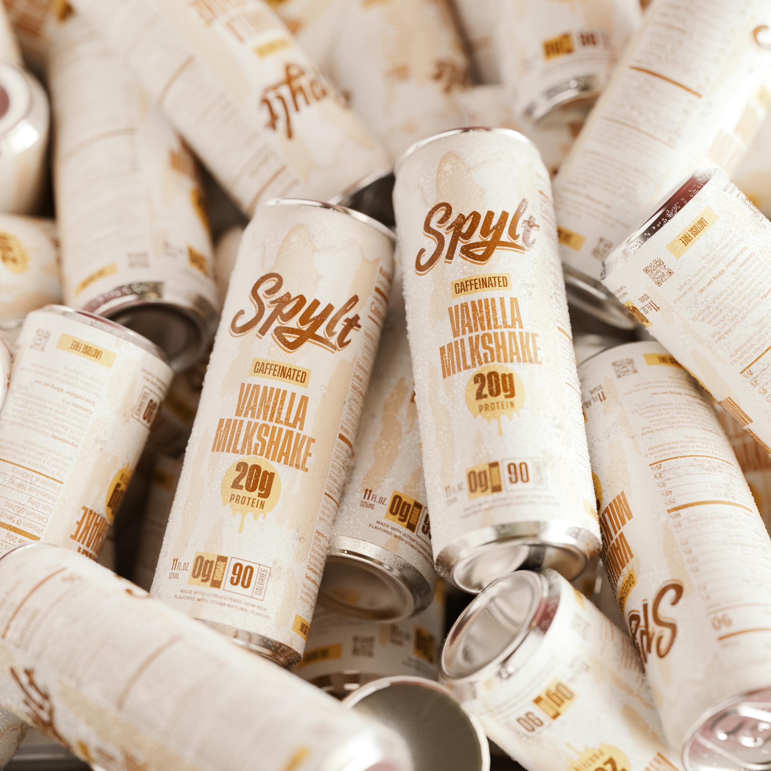 Spylt vanilla milkshake shelf-stable bottle signals on-the-go nutrition