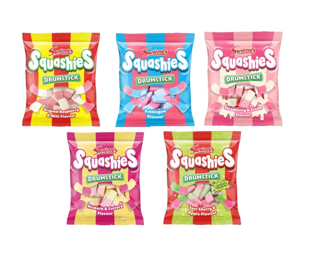 Squashies Drumstick Candies 5 Pack Variety – a shareable UK treat with multiple flavors.