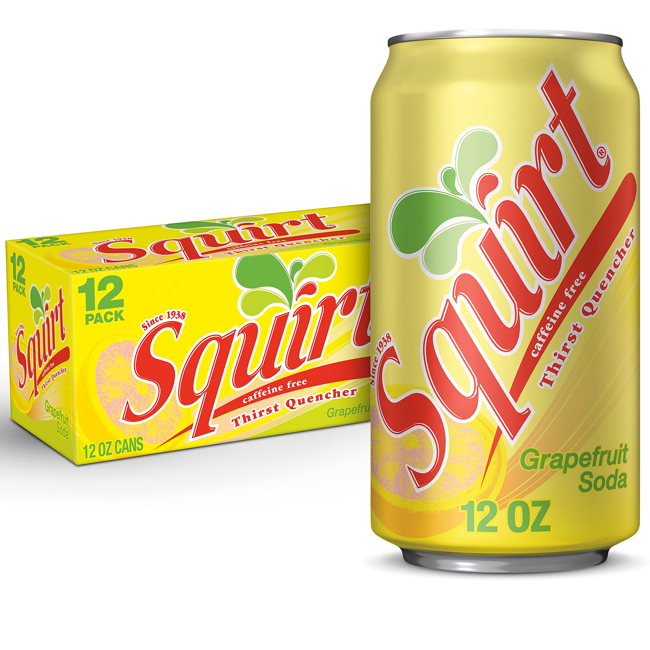 Squirt Grapefruit can front highlights natural citrus flavor for daily refreshment.