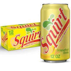 Squirt Grapefruit can front highlights natural citrus flavor for daily refreshment.